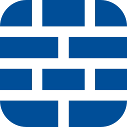 Icon representing hardscape services by Next Level Outdoor Services, featuring a blue brick pattern, symbolizing quality landscaping solutions in Sioux Falls, SD.